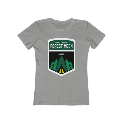 Family Camping Forest Moon - Women's T-shirt