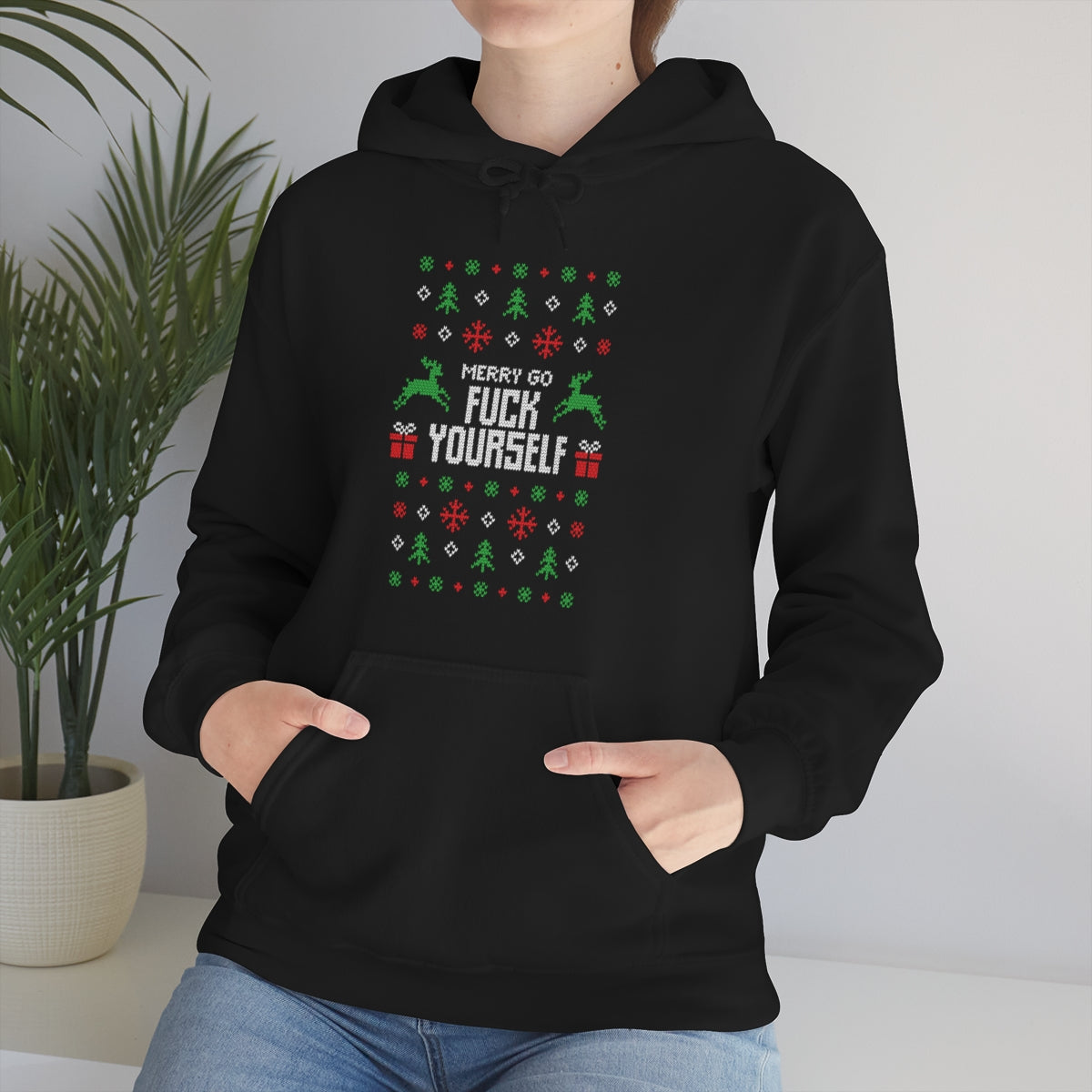 Merry Go Fuck Yourself - Unisex Hooded Sweatshirt