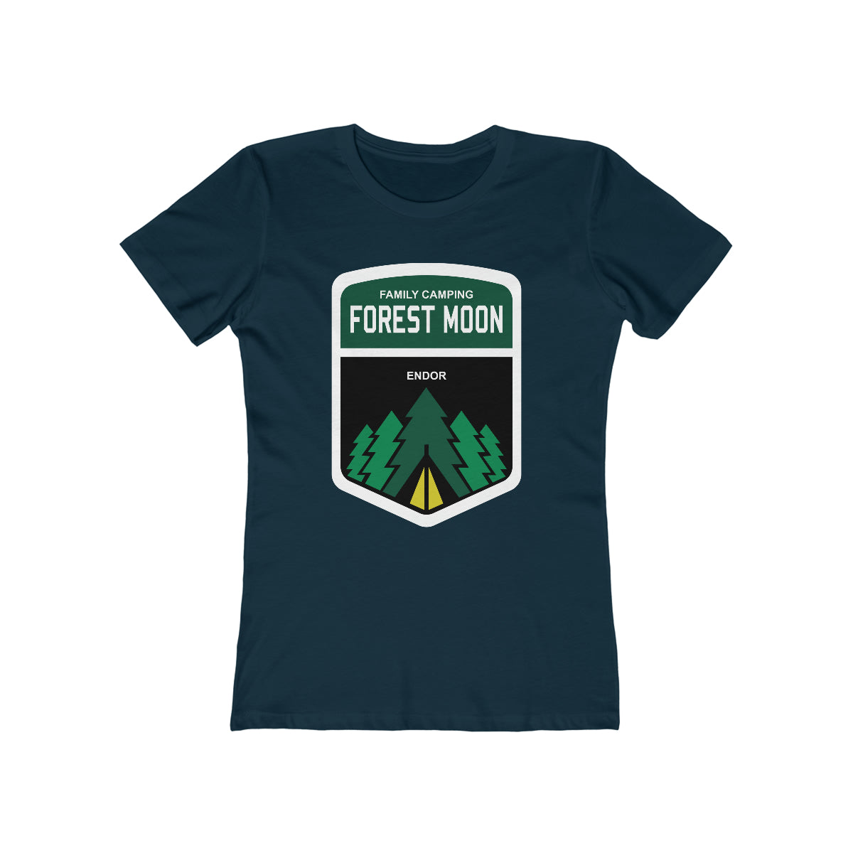 Family Camping Forest Moon - Women's T-shirt