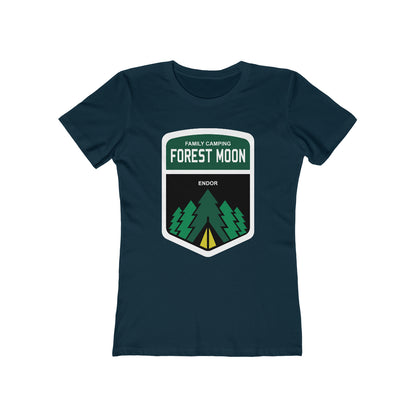 Family Camping Forest Moon - Women's T-shirt