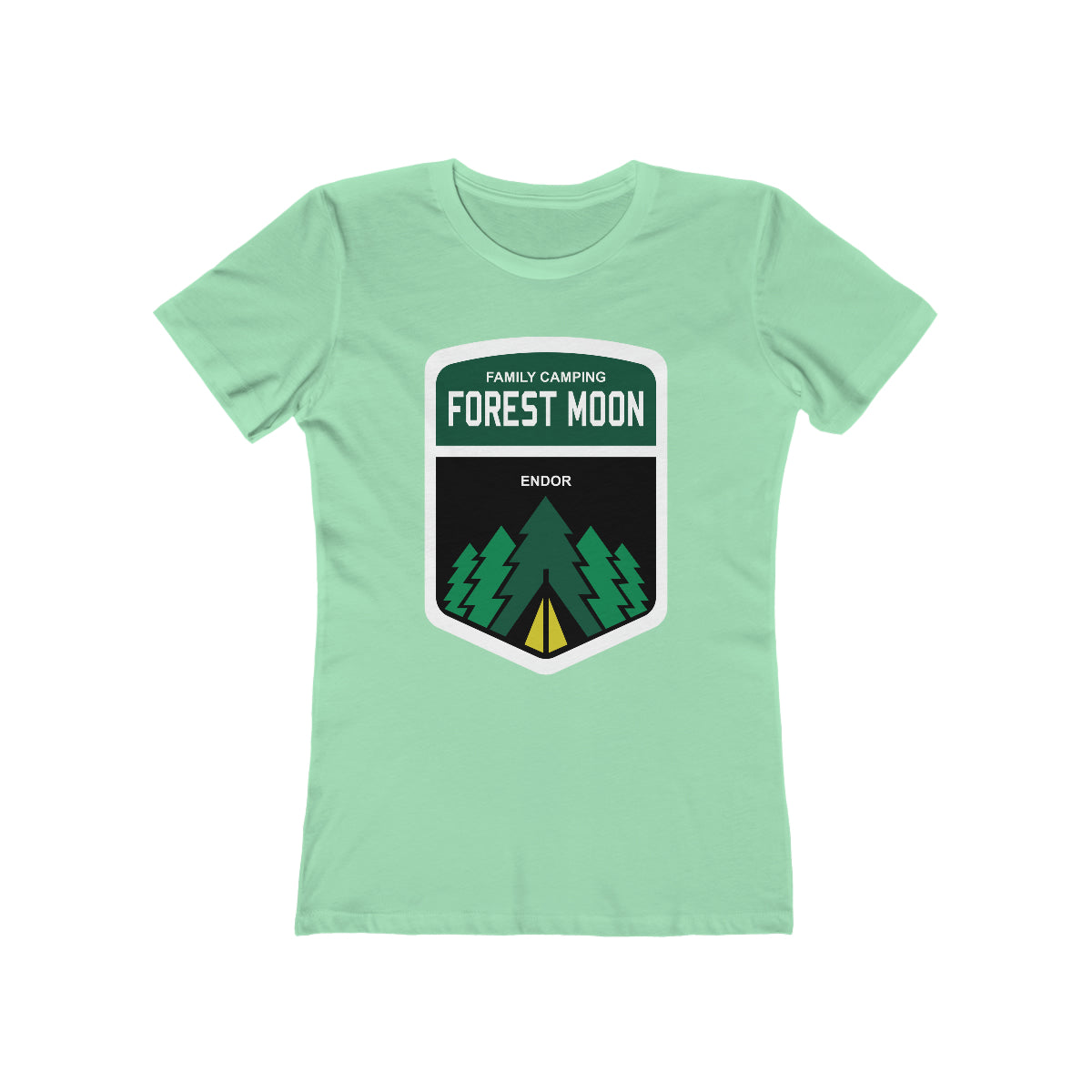 Family Camping Forest Moon - Women's T-shirt