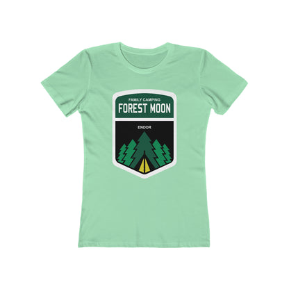 Family Camping Forest Moon - Women's T-shirt