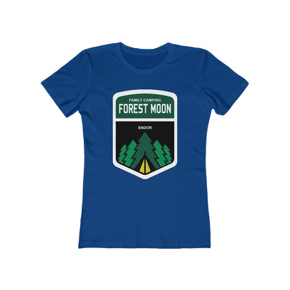 Family Camping Forest Moon - Women's T-shirt