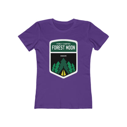 Family Camping Forest Moon - Women's T-shirt