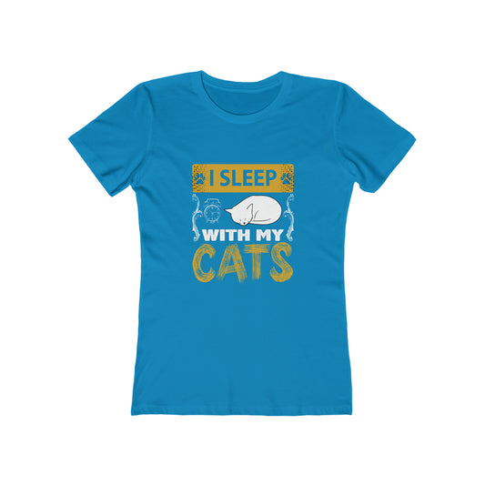 I Sleep With My Cats 2 - Women's T-shirt