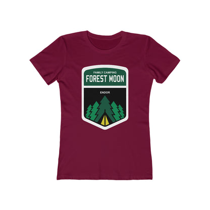 Family Camping Forest Moon - Women's T-shirt