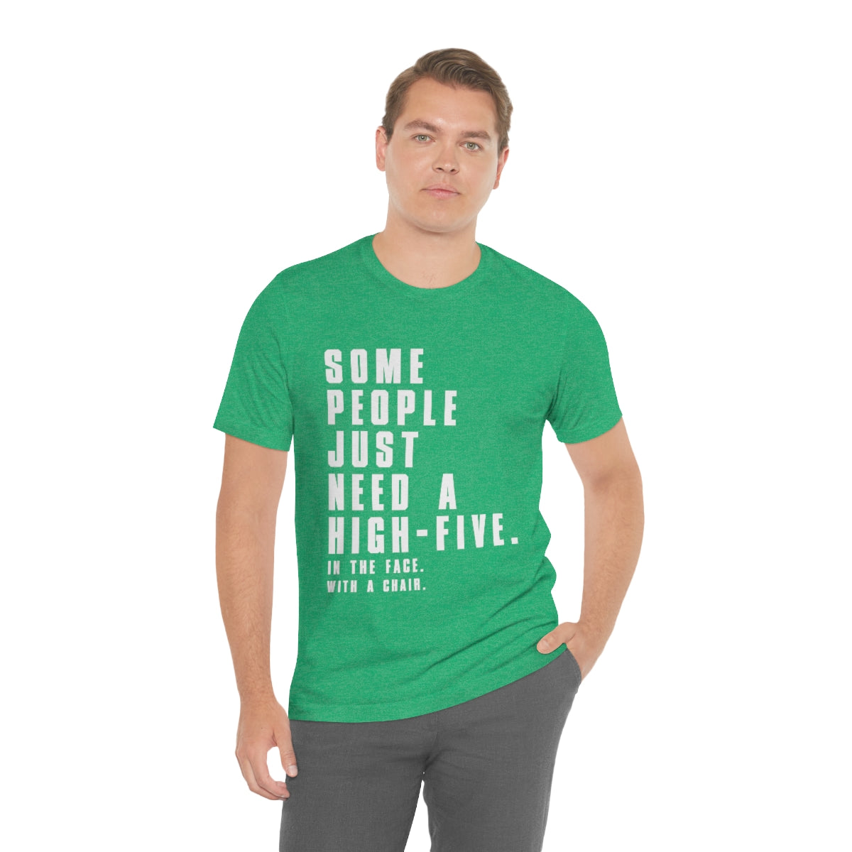 Some People Just Need A High-Five - Unisex T-Shirt