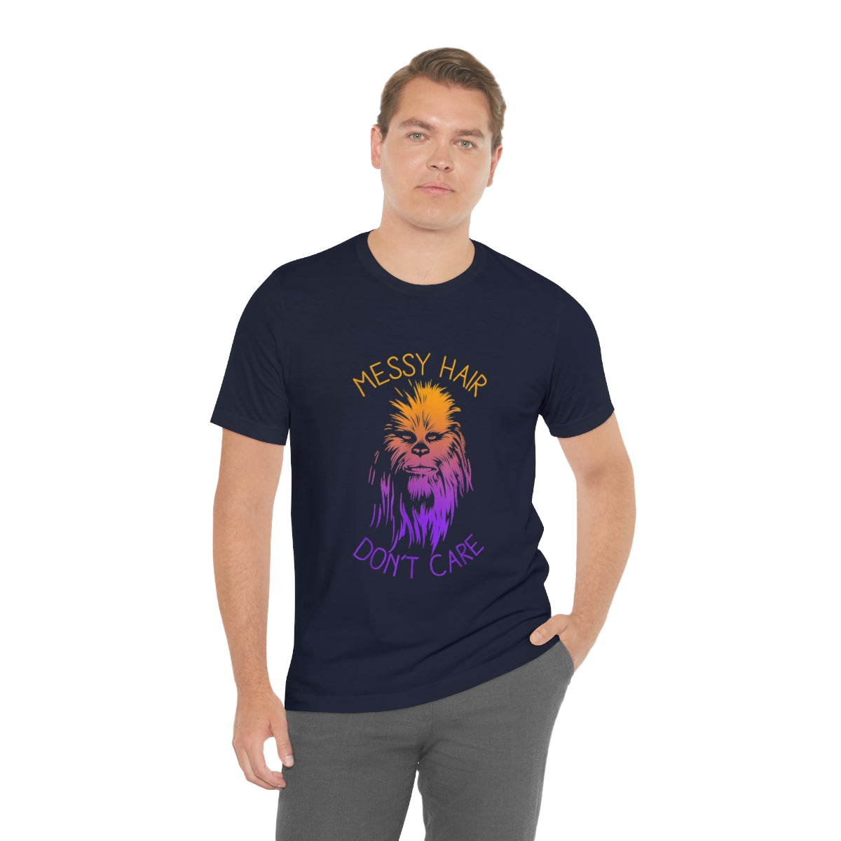 Chewbacca Messy Hair Don't Care - Unisex T-Shirt