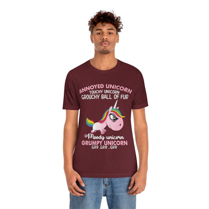 Grumpy Unicorn - Unisex T-Shirt