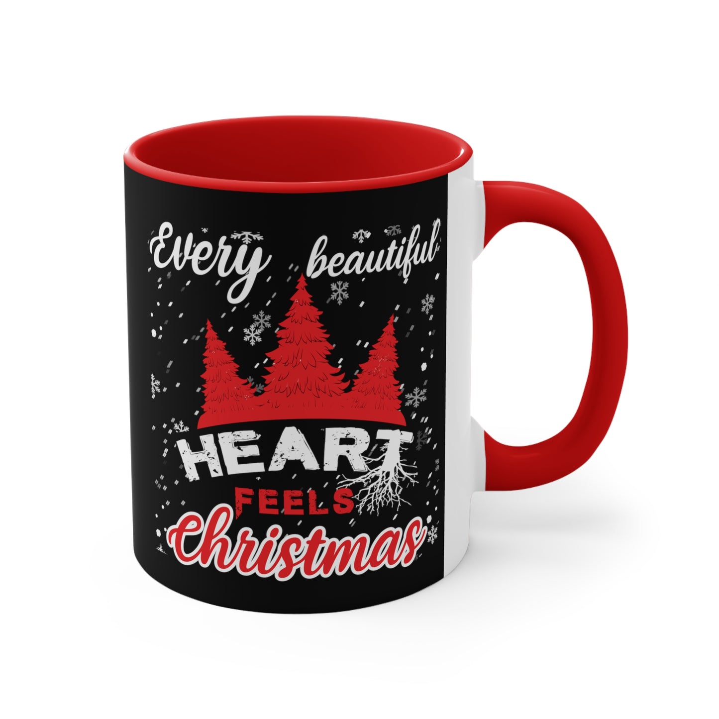 Every Beautiful Heart Feels Christmas - 11 oz Coffee Mug