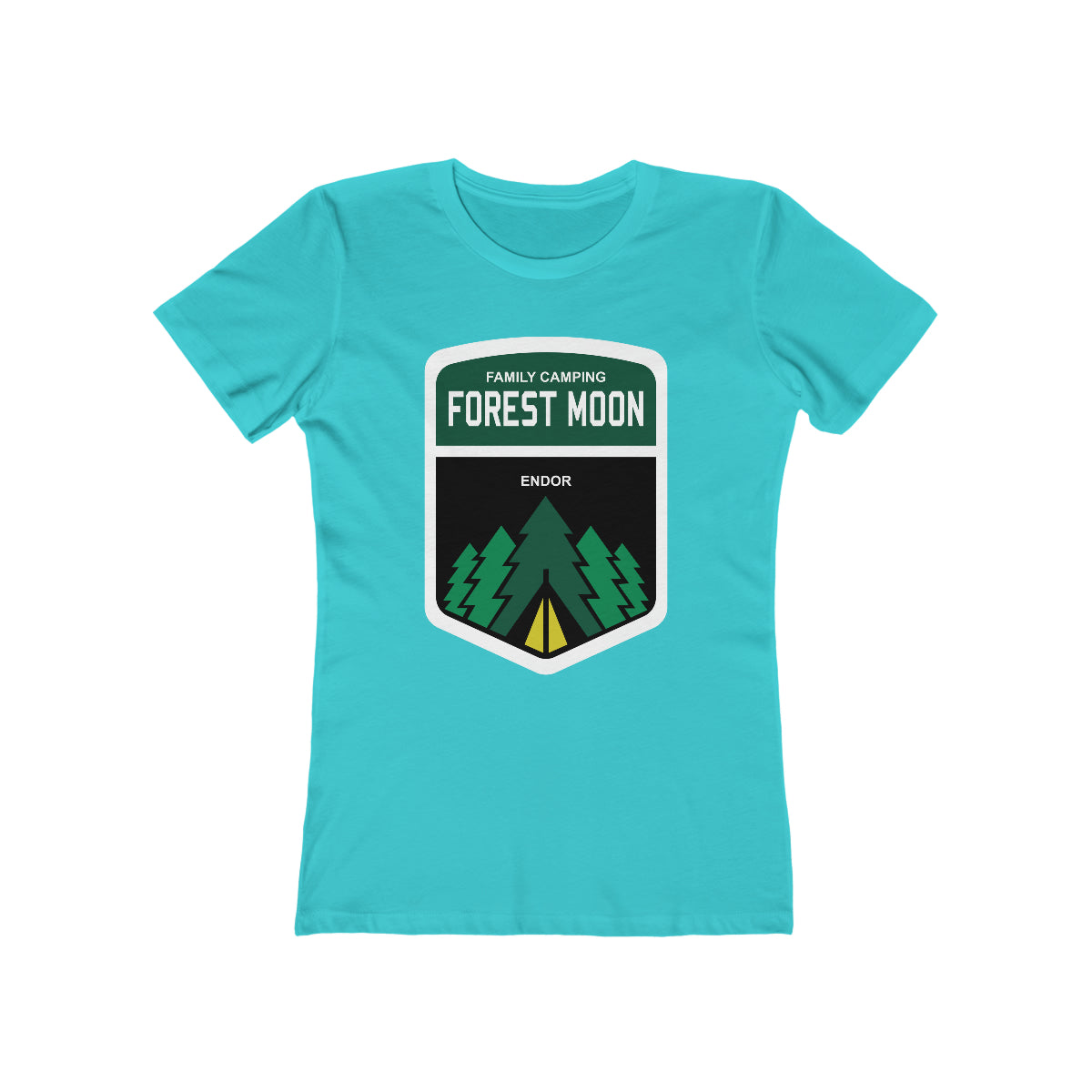 Family Camping Forest Moon - Women's T-shirt