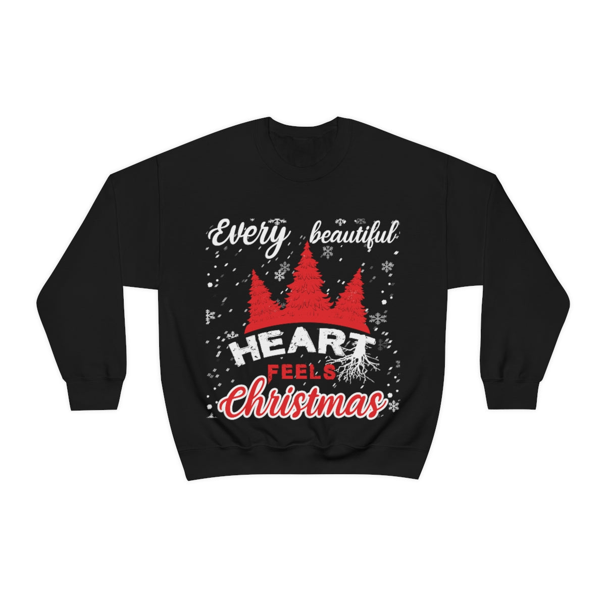 Every Beautiful Heart Feels Christmas - Unisex Sweatshirt