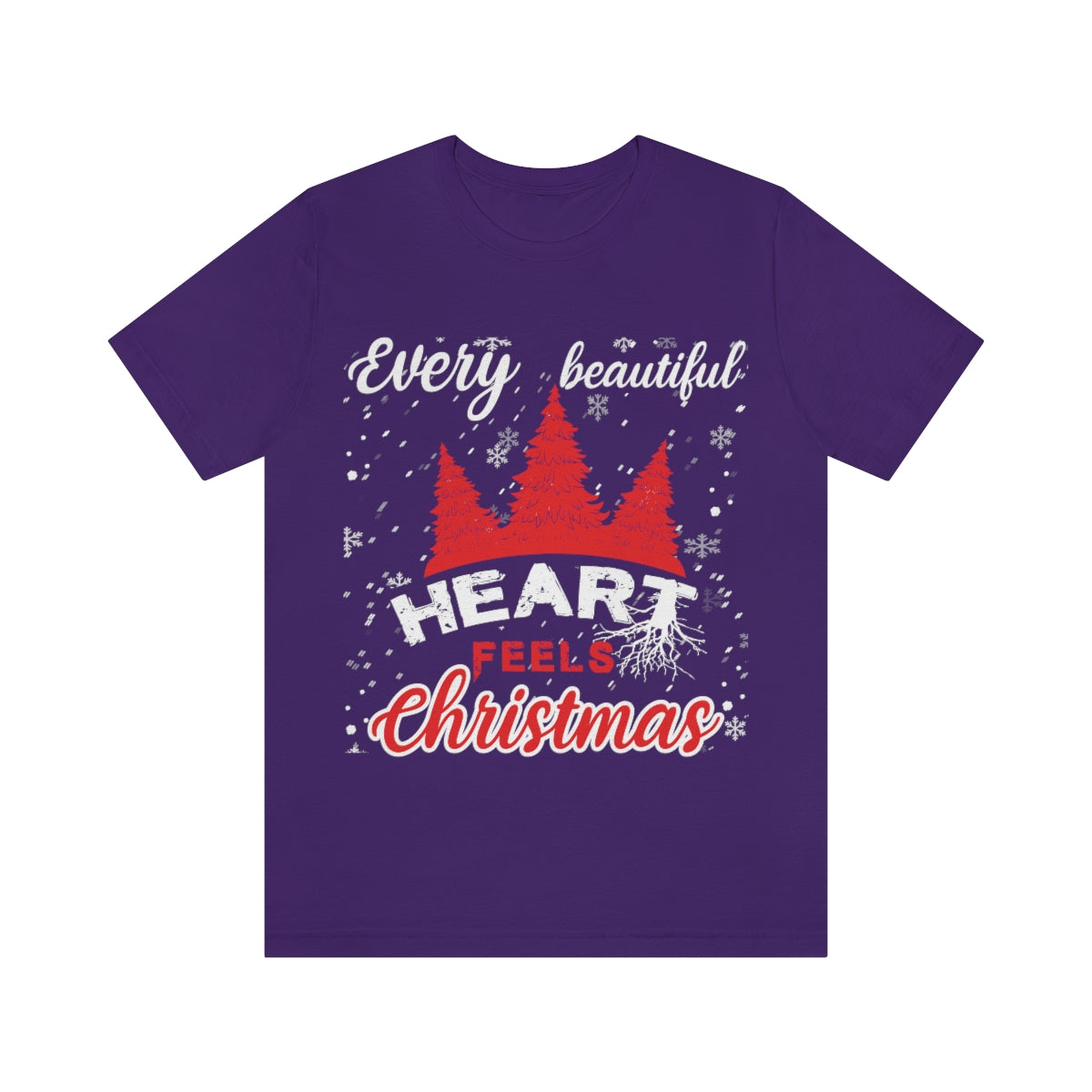 Every Beautiful Heart Feels Christmas - Unisex T-Shirt