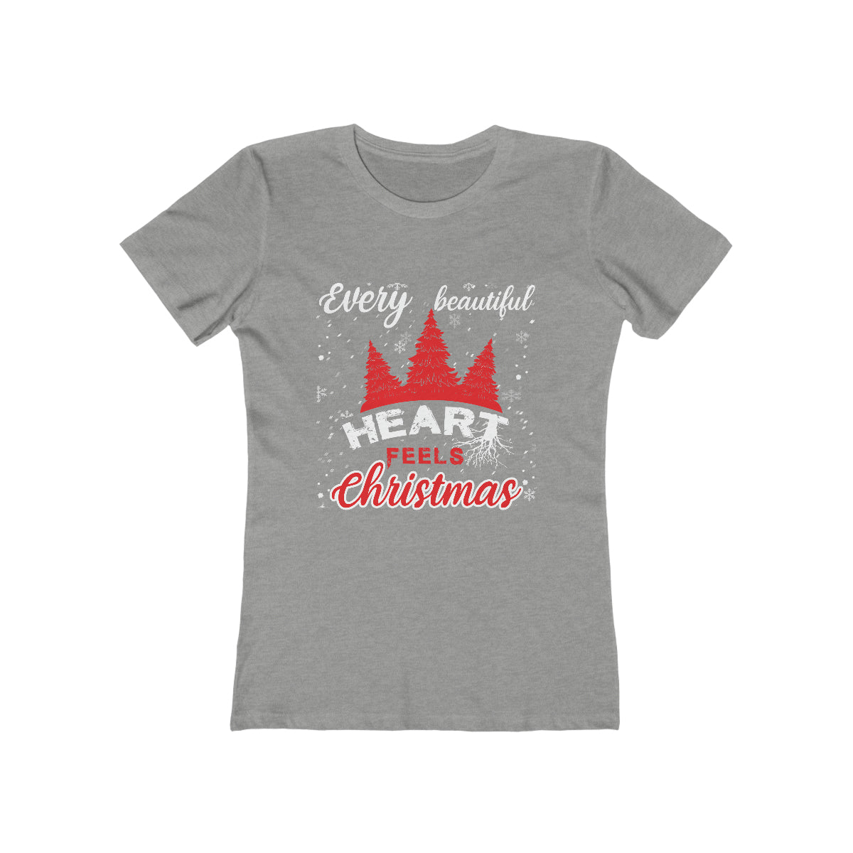 Every Beautiful Heart Feels Christmas - Women's T-shirt