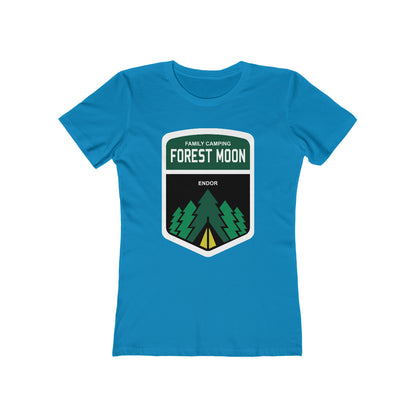 Family Camping Forest Moon - Women's T-shirt