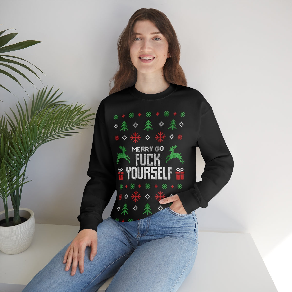 Merry go f yourself 2025 sweater