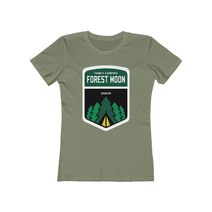 Family Camping Forest Moon - Women's T-shirt