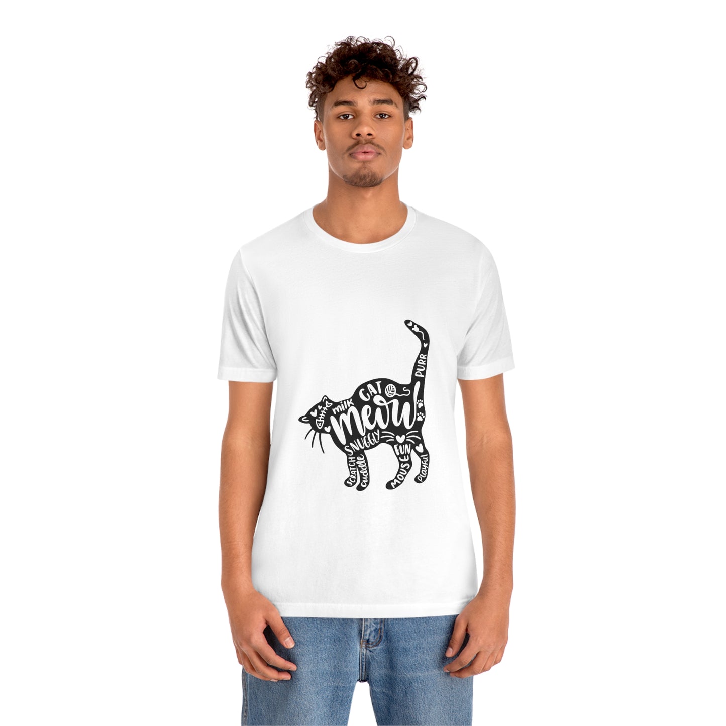 Cat Word Cloud - Unisex T-Shirt