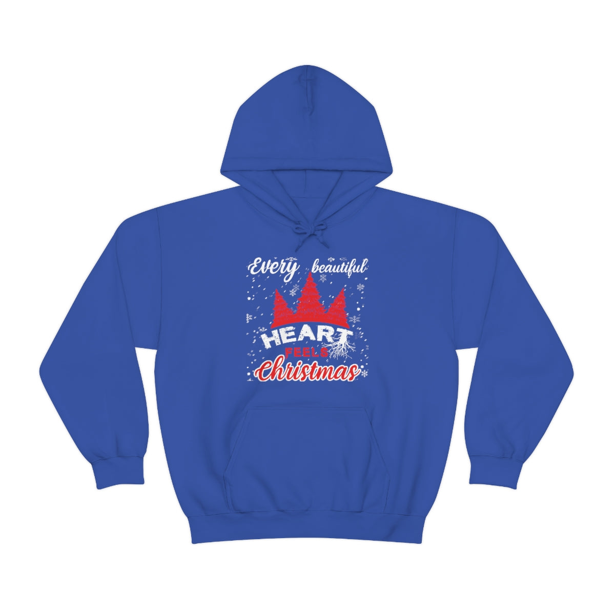 Every Beautiful Heart Feels Christmas - Unisex Hooded Sweatshirt