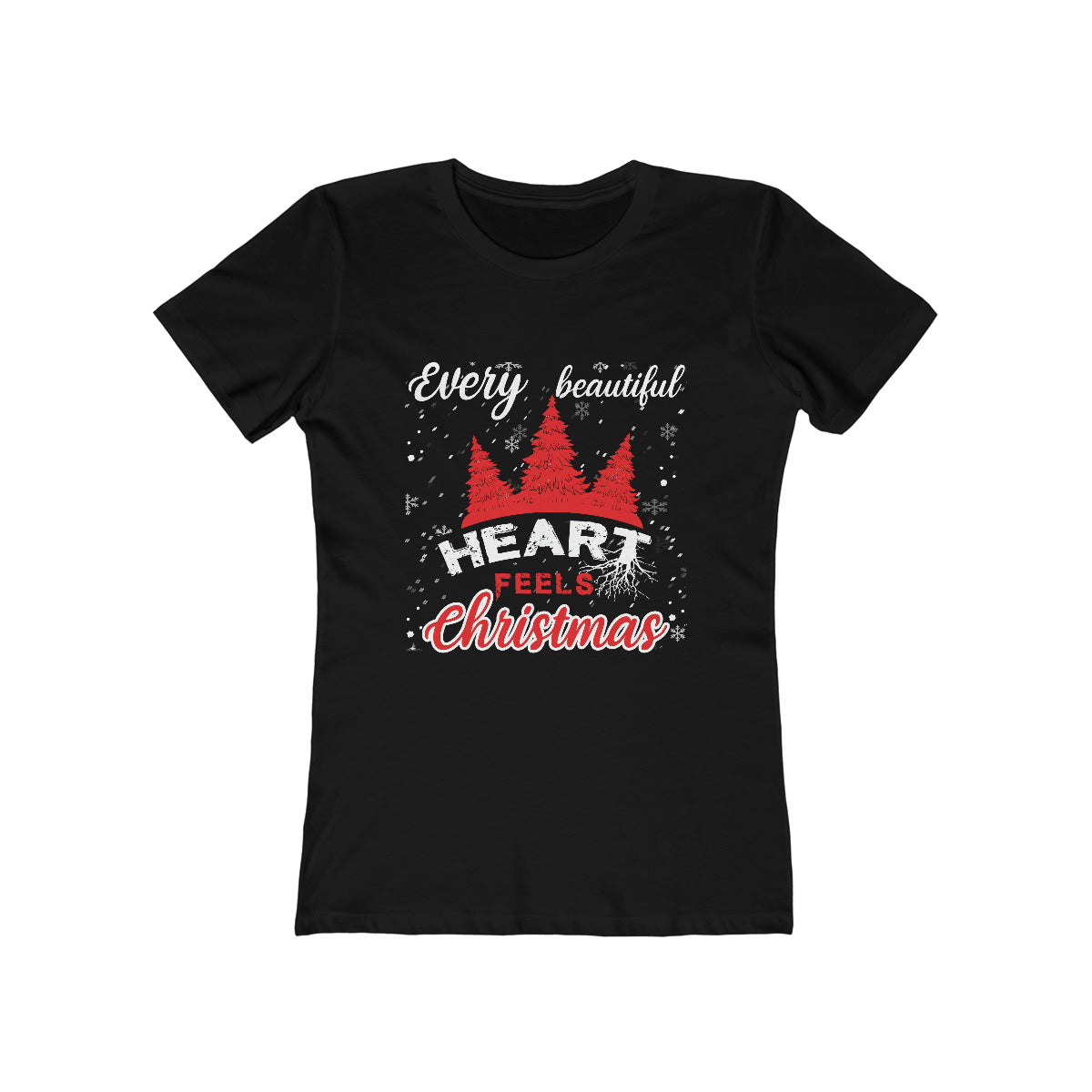 Every Beautiful Heart Feels Christmas - Women's T-shirt