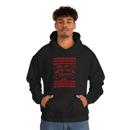 I Can Get You On The Naughty List - Unisex Hooded Sweatshirt