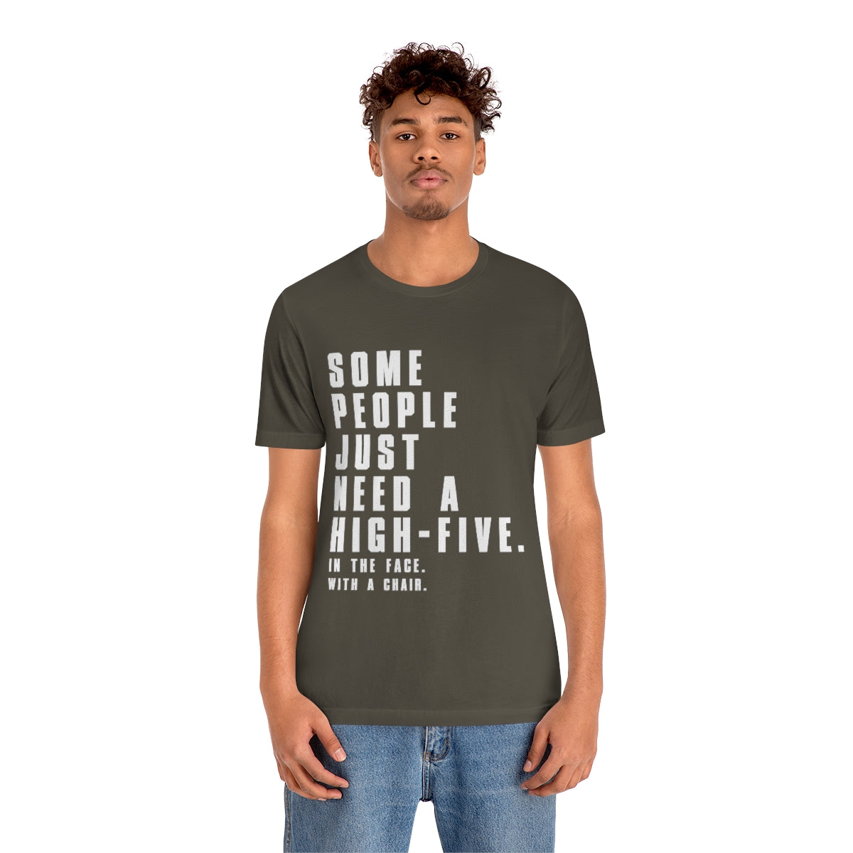 Some People Just Need A High-Five - Unisex T-Shirt